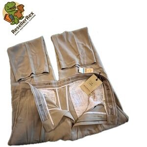 Tommy Bahama Mens 35 Tan Silk Delton Pants New With Tags NWT Casual Dress